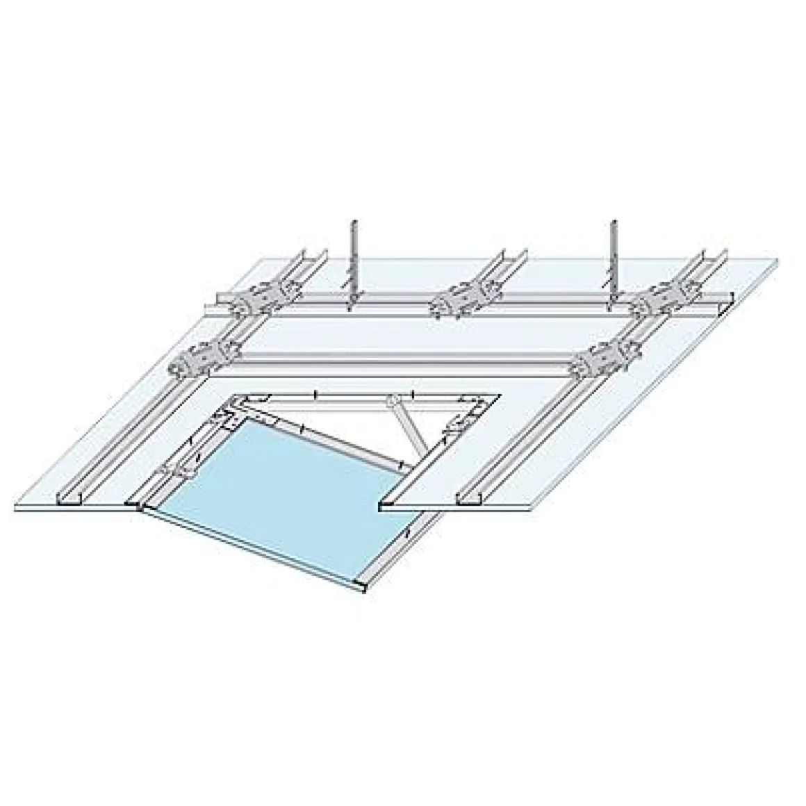 Knauf Toegangsluik 'Revo' Variant Standaard 400 X 400 X 12,5 Mm