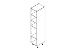 Kolomkast Keuken Modulo Wit 40Cm