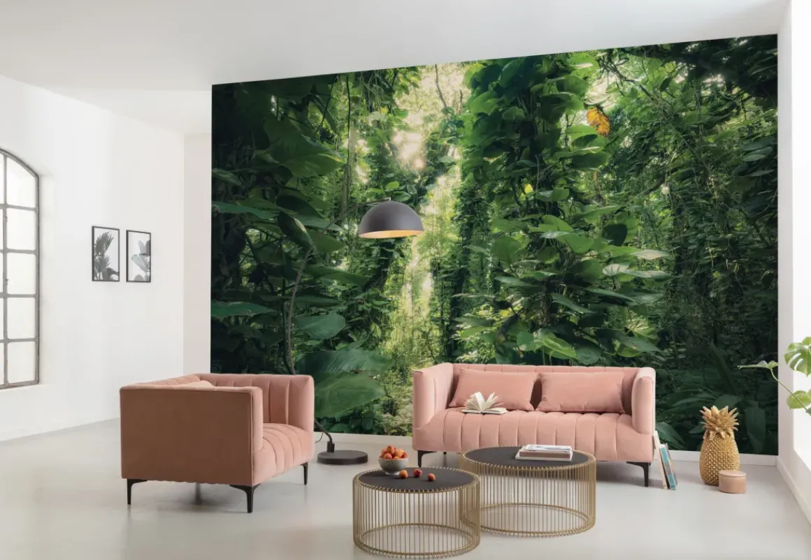 Komar Fotobehang Green Leaves