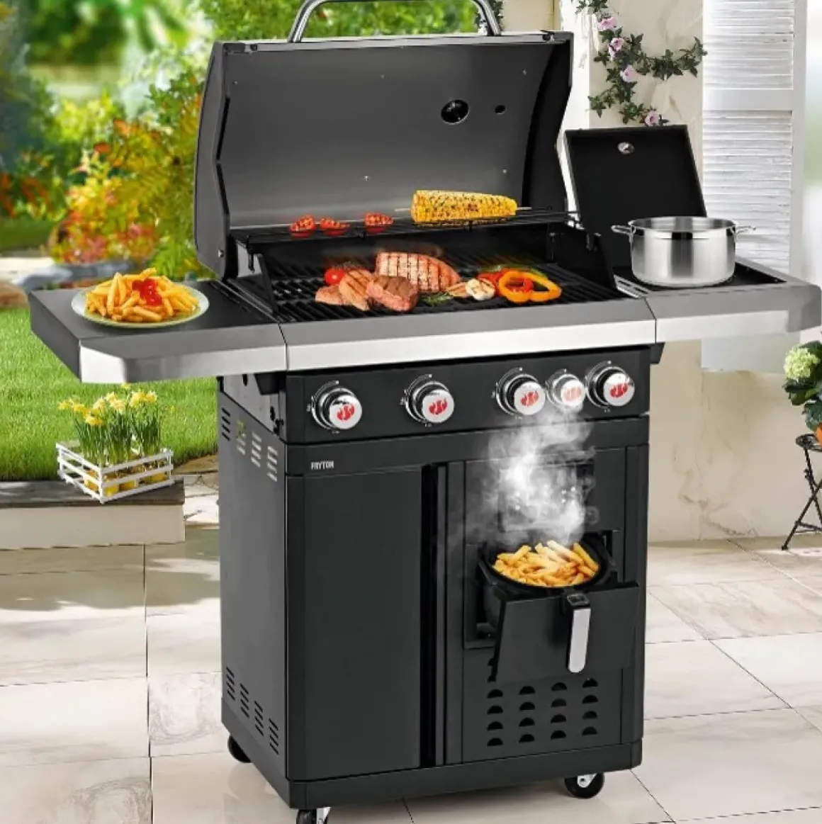 Landmann Gasbarbecue Fryton 4.1 Cook 4X3Kw + Airfryer