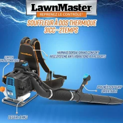 Lawnmaster - 31Cc Rugzak Thermische Blazer Met Elektrische Start