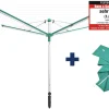 Leifheit Droogmolen Linomatic 600 Deluxe + Groene Hoes