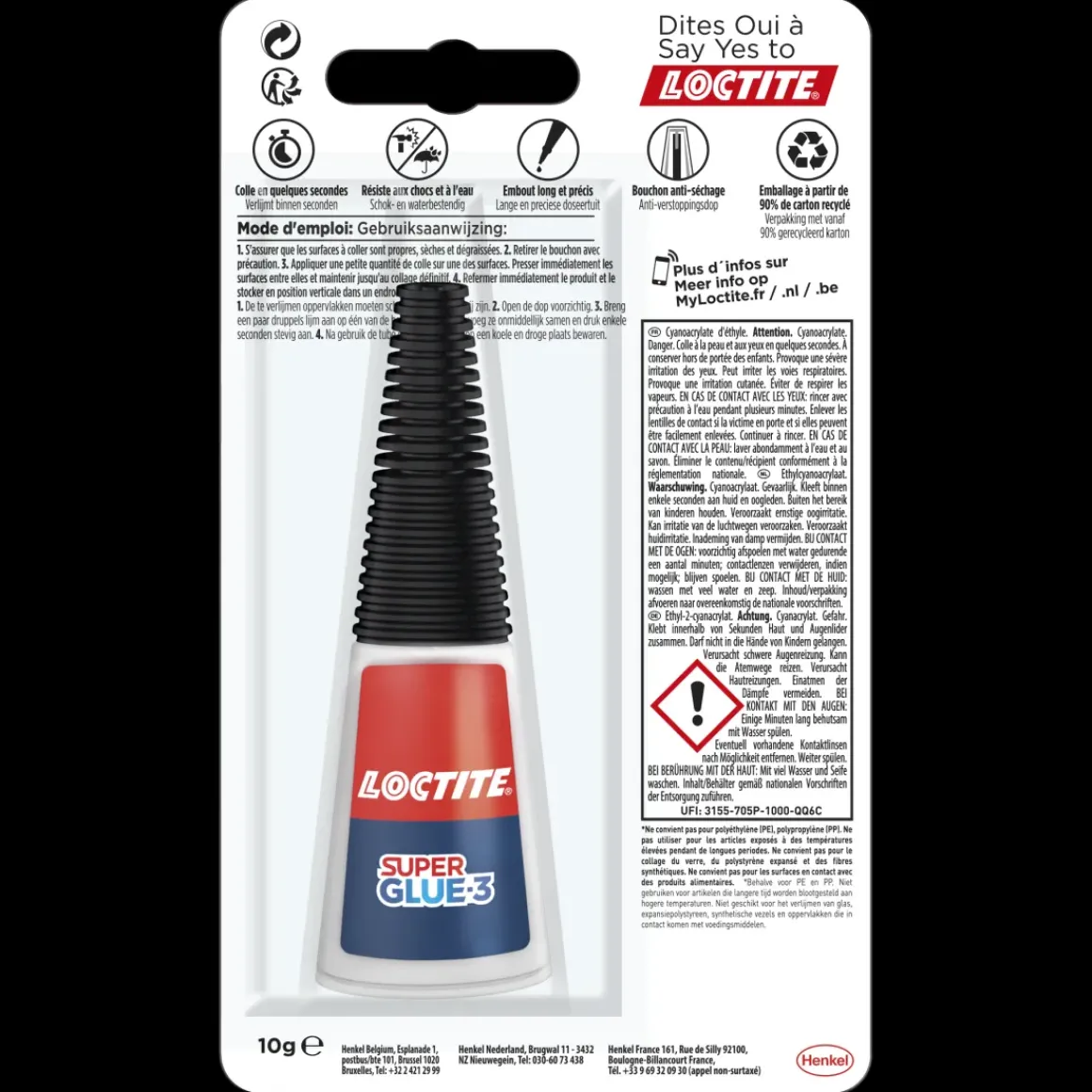 Loctite Secondelijm Super Glue-3 Precision Max 10Gr