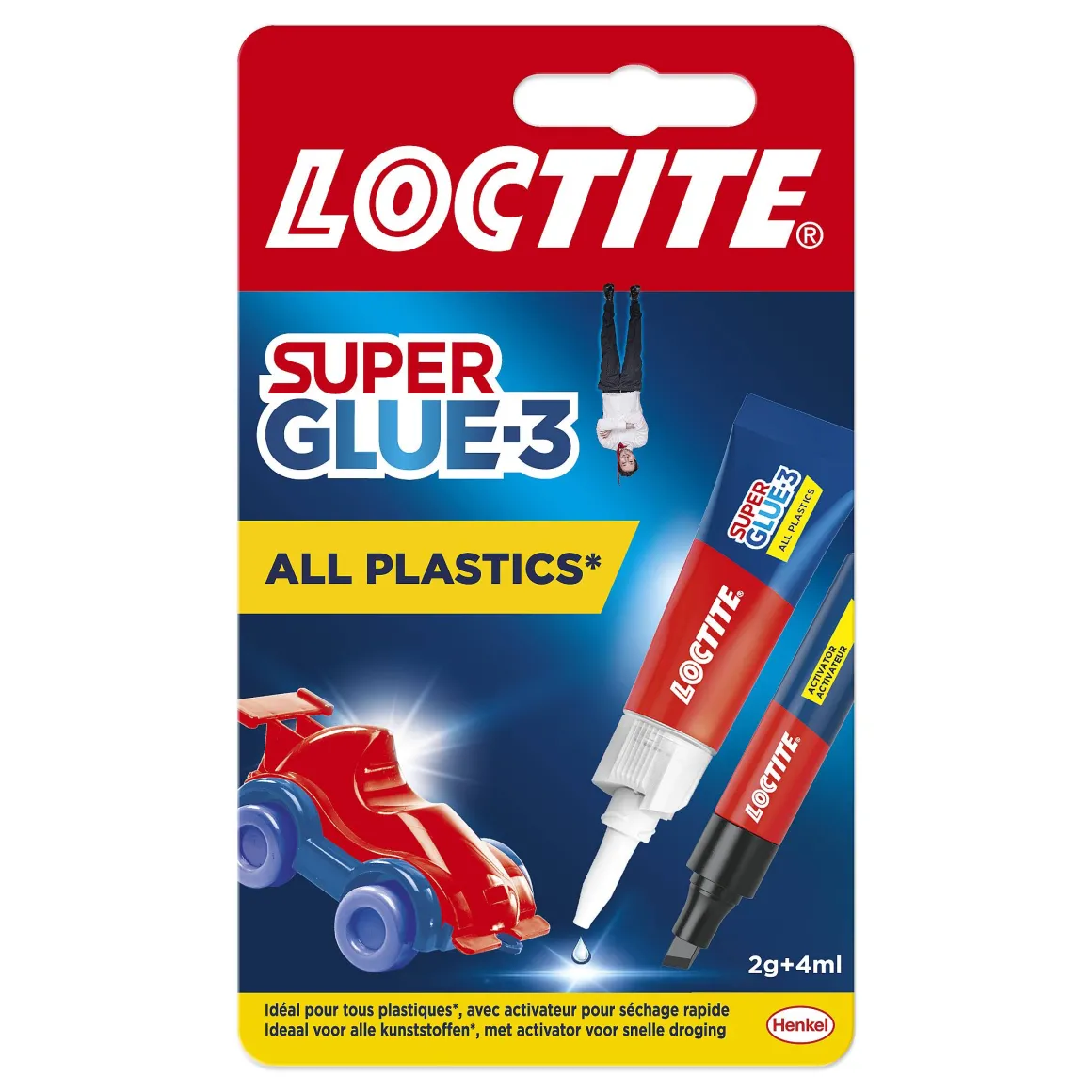 Loctite Secondelijm Super Glue-3 All Plastics 2Gr+4Ml