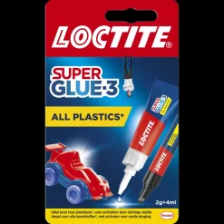 Loctite Secondelijm Super Glue-3 All Plastics 2Gr+4Ml