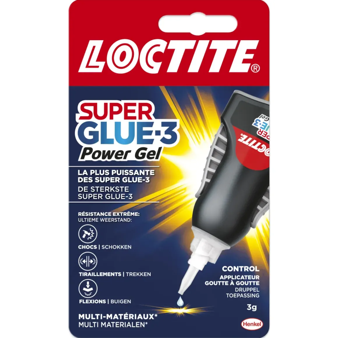 Loctite Secondelijm Super Glue-3 Power Gel 3Gr