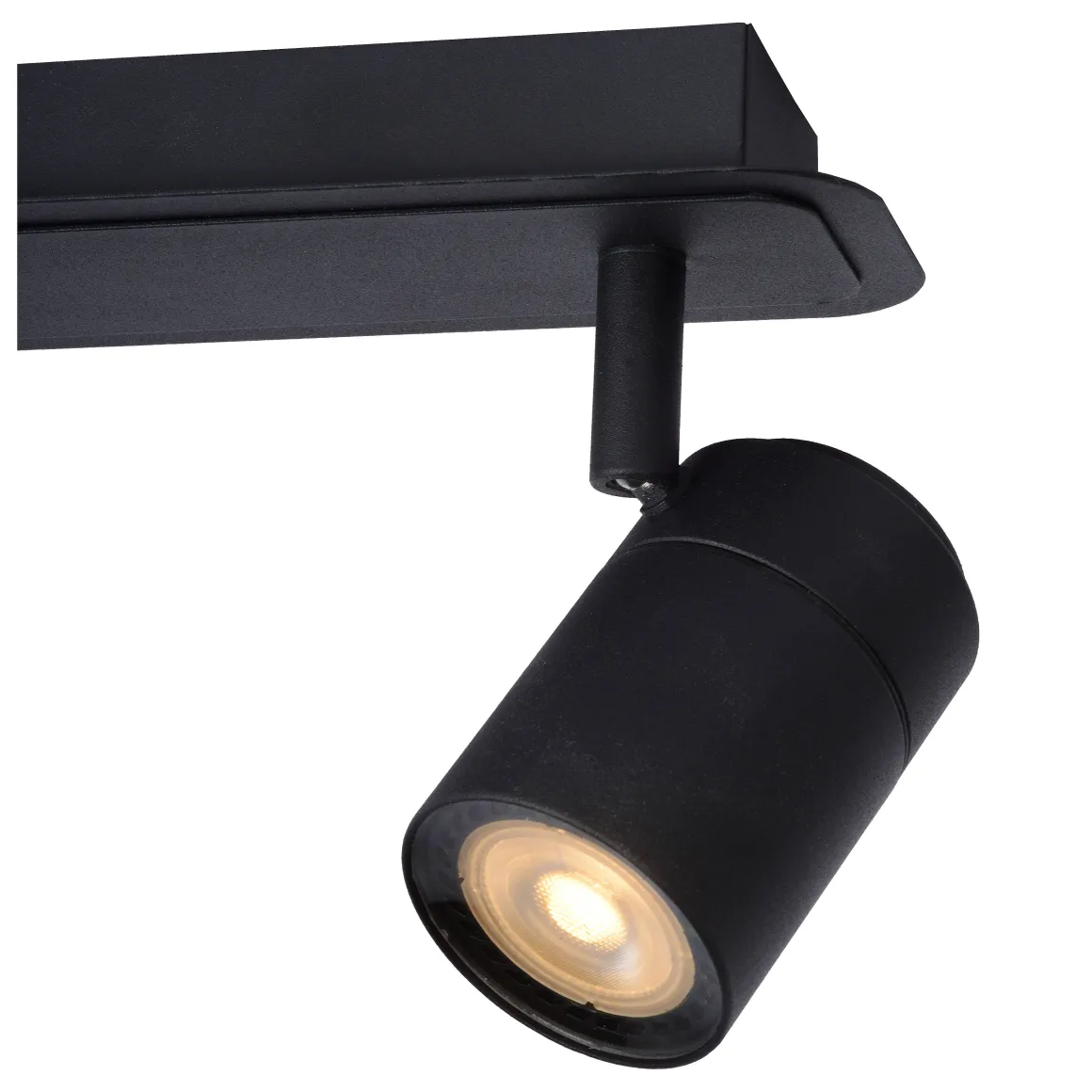 Lucide Plafondspot Lennert Zwart 2Xgu10 5W