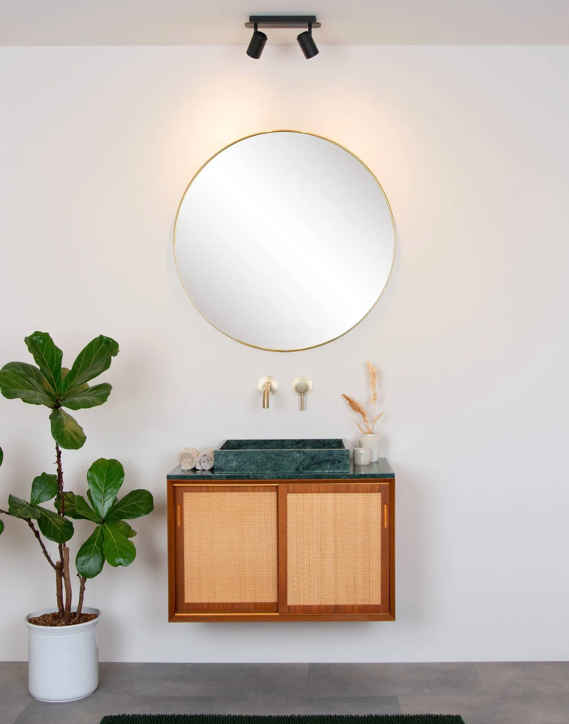 Lucide Plafondspot Lennert Zwart 2Xgu10 5W