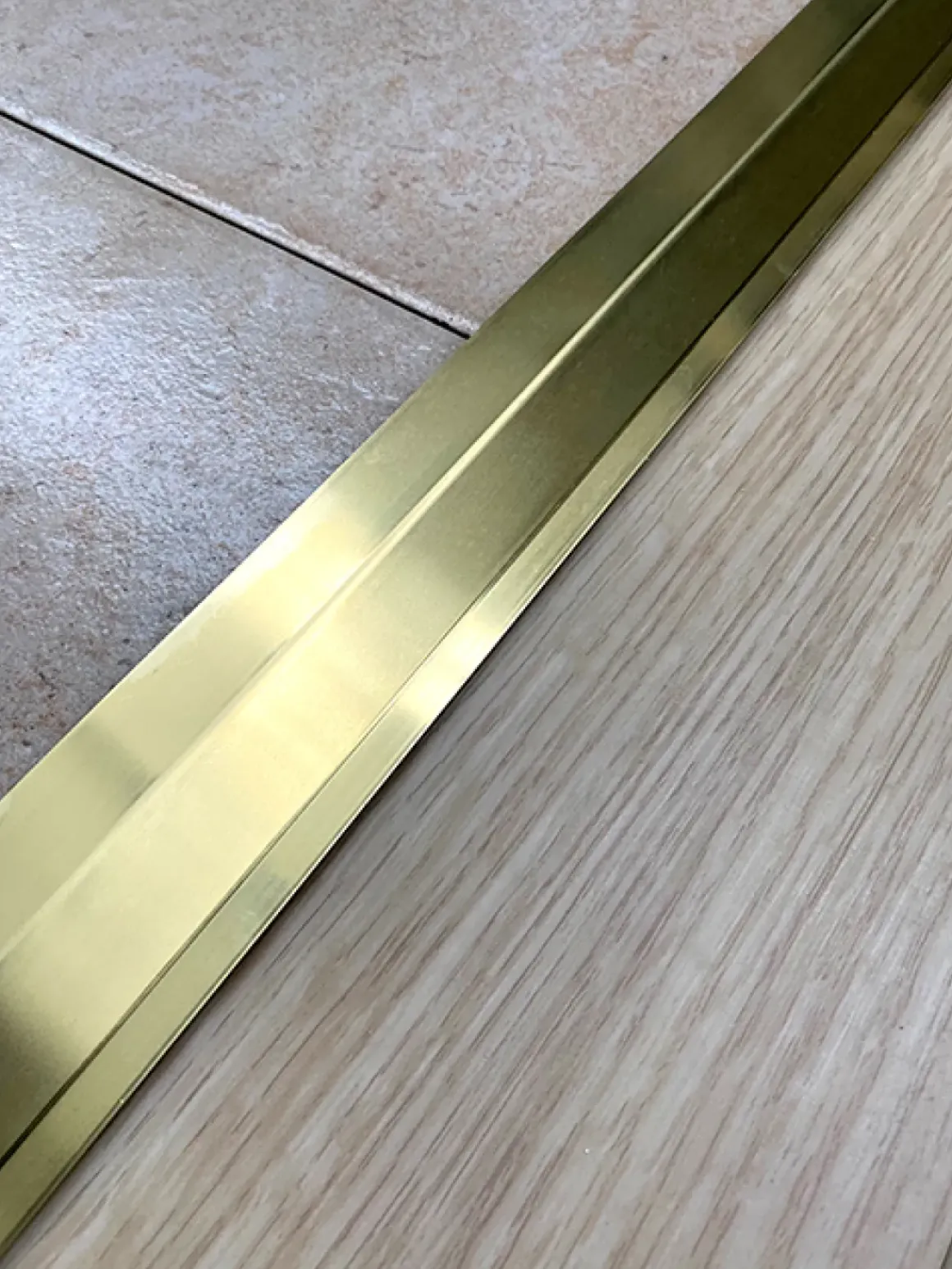 3M Multi-Niveau Zelfklevende Drempel Messing 50Mm/83Cm
