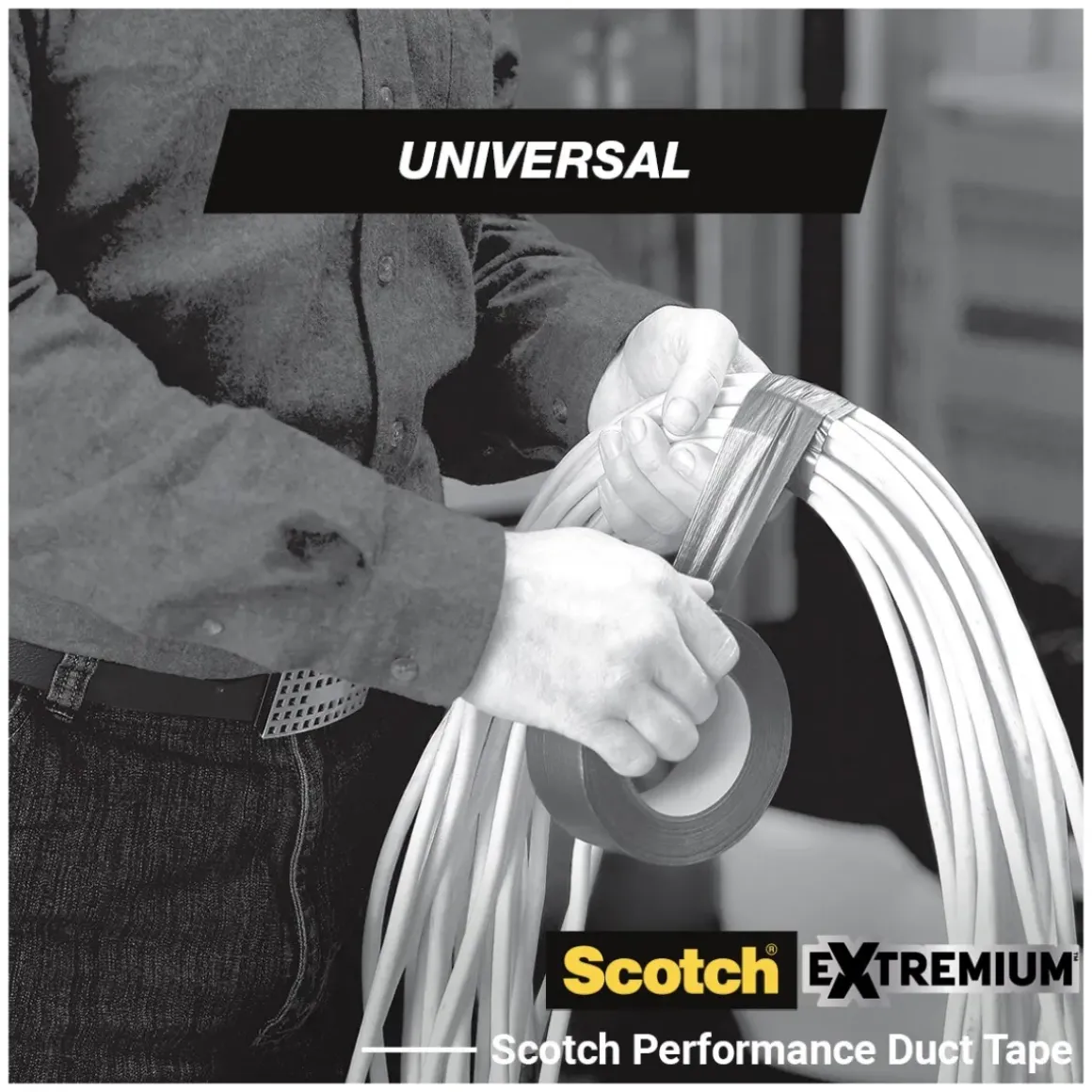 3M Scotch Ducttape Universal Grijs 25M 48Mm