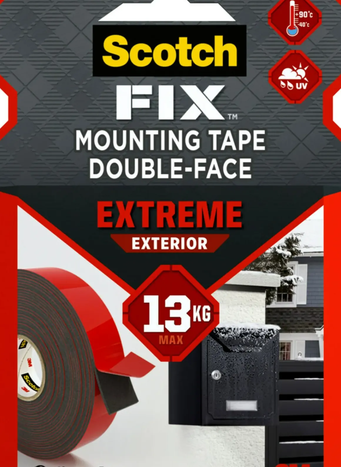 3M Scotch Extreme Montagetape 5Mx19Mm