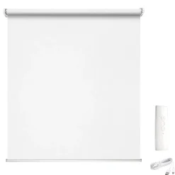 Madeco 1310 Gemotoriseerd Lichtdoorlatend Rolgordijn E-Roll Wit 120X250Cm