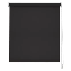 Madeco 1499 Verduisterend Rolgordijn Effen Zwart 150X250Cm