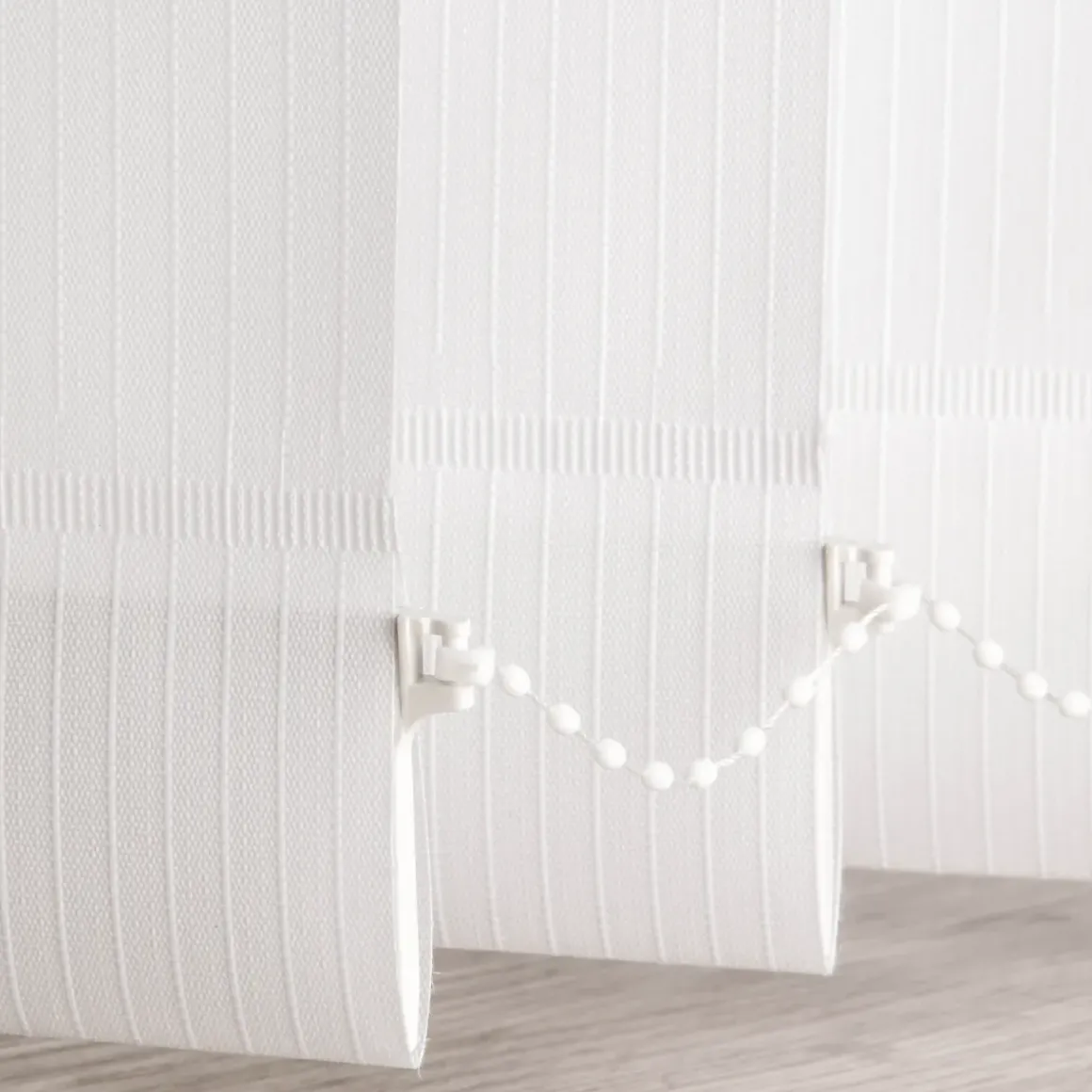 Madeco 3101 Verticale Lamellen 5 Stuks Klassiek Wit 8,9 X 280 Cm
