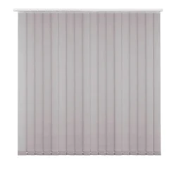 Madeco 4196 Verticale Lamellen Compleet Lichtdoorlatend Grijs 12,7 X 260 Cm + Rail 200 Cm