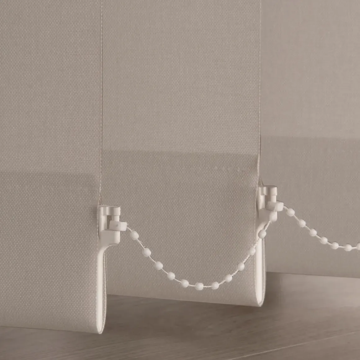 Madeco 3222 Verticale Lamellen Deluxe 5 Stuks Kalksteen 8,9 X 280 Cm