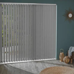 Madeco 3792 Verticale Lamellen 5 Stuks Verduisterend Grijs 8,9 X 280 Cm