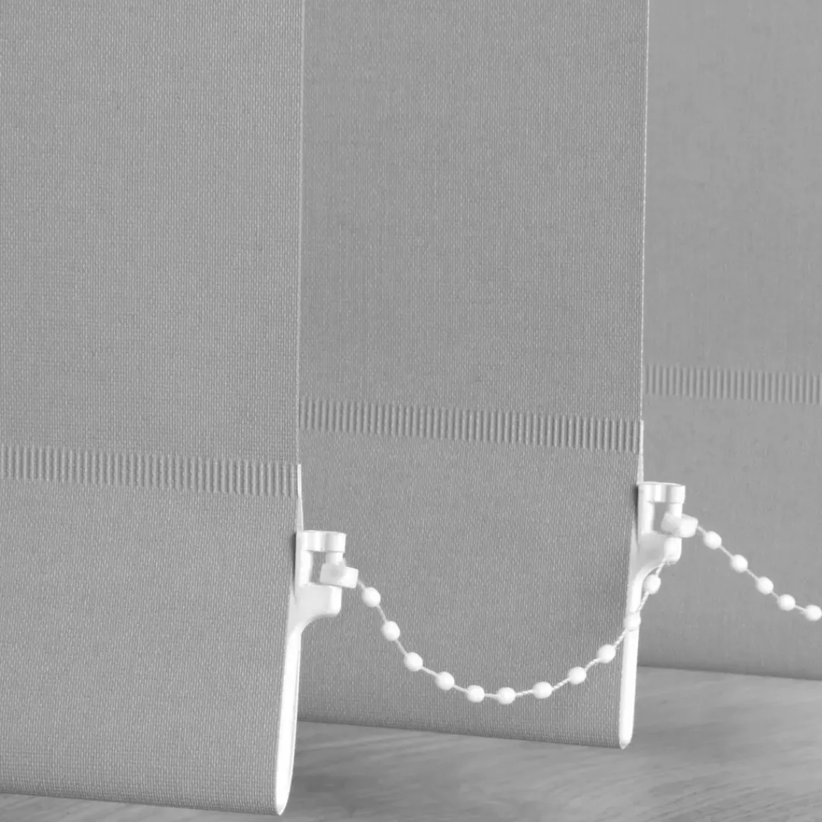 Madeco 3792 Verticale Lamellen 5 Stuks Verduisterend Grijs 8,9 X 280 Cm