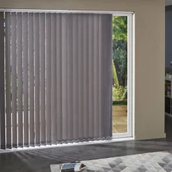 Madeco 3896 Verticale Lamellen 5 Stuks Brandwerend Lichtdoorlatend Grijs 8,9 X 280 Cm