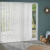 Madeco 3517 Verticale Lamellen Ecailles 5 Stuks Wit 8,9 X 280 Cm