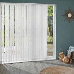 Madeco 3517 Verticale Lamellen Ecailles 5 Stuks Wit 8,9 X 280 Cm
