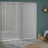Madeco 3294 Verticale Lamellen 5 Stuks Lichtdoorlatend Lichtgrijs 8,9 X 280 Cm
