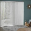 Madeco 3474 Verticale Lamellen Corona 5 Stuks Wit 8,9 X 280 Cm