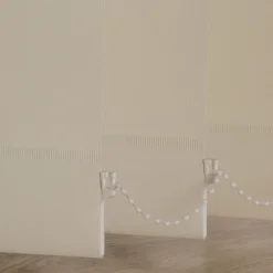 Madeco 3710 Verticale Lamellen 5 Stuks Lichtdoorlatend Beige 8,9 X 280 Cm