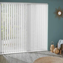 Madeco 3316 Verticale Lamellen 5 Stuks Brandwerend Lichtdoorlatend Wit 8,9 X 280 Cm