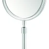 Make-Up Spiegel Rond 5X Vergrotend Staand Chroom O15Cm