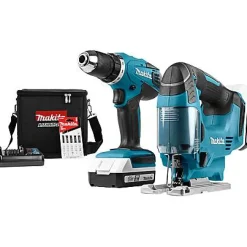 Makita Set Schroefboormachine + Decoupeerzaag