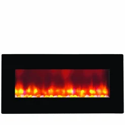 Manor House Elektrische Hanghaard Collin 98X45X12,5Cm Zwart