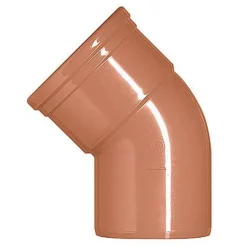 Martens Bocht Pvc Rood 45° 110 Mm