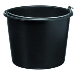 Martens Bouwemmer 20 Liter Zwart