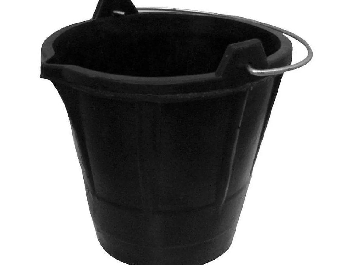 Martens Bouwemmer Met Tuit Rubber 12 Liter