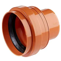 Martens Overgangstuk Riool Pvc Rood 110 Mm