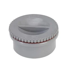 Martens Pvc Eindstop Met Schroefdeksel O80Mm Grijs