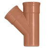 Martens T-Stuk Pvc Rood 45° 125 X 125 Mm