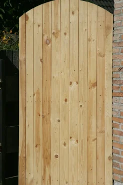 Massief Houten Boogdeur 90X180/160Cm