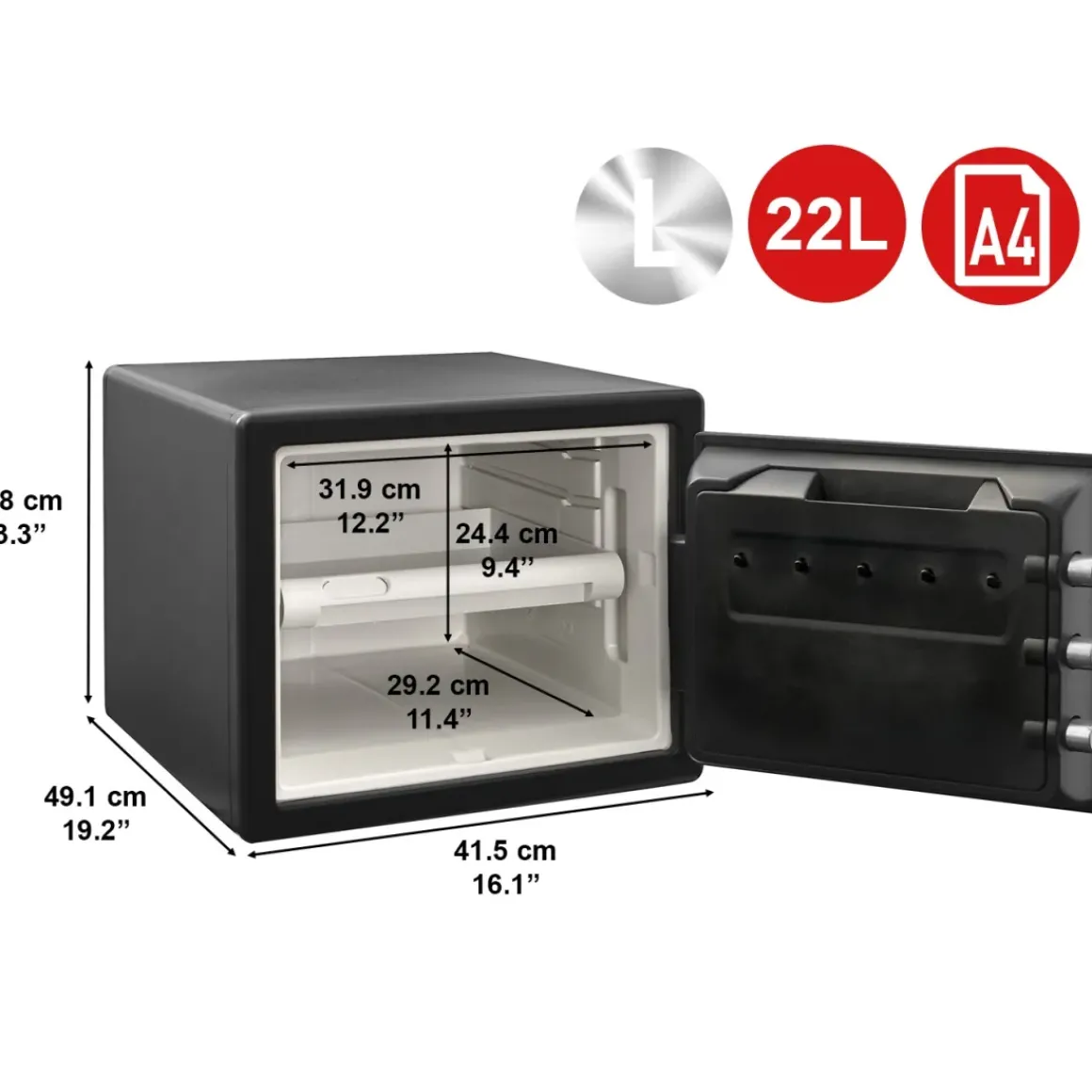 Master Lock Veiligheidskluis Met Digitale Combinatie Brand- & Water Bestendig