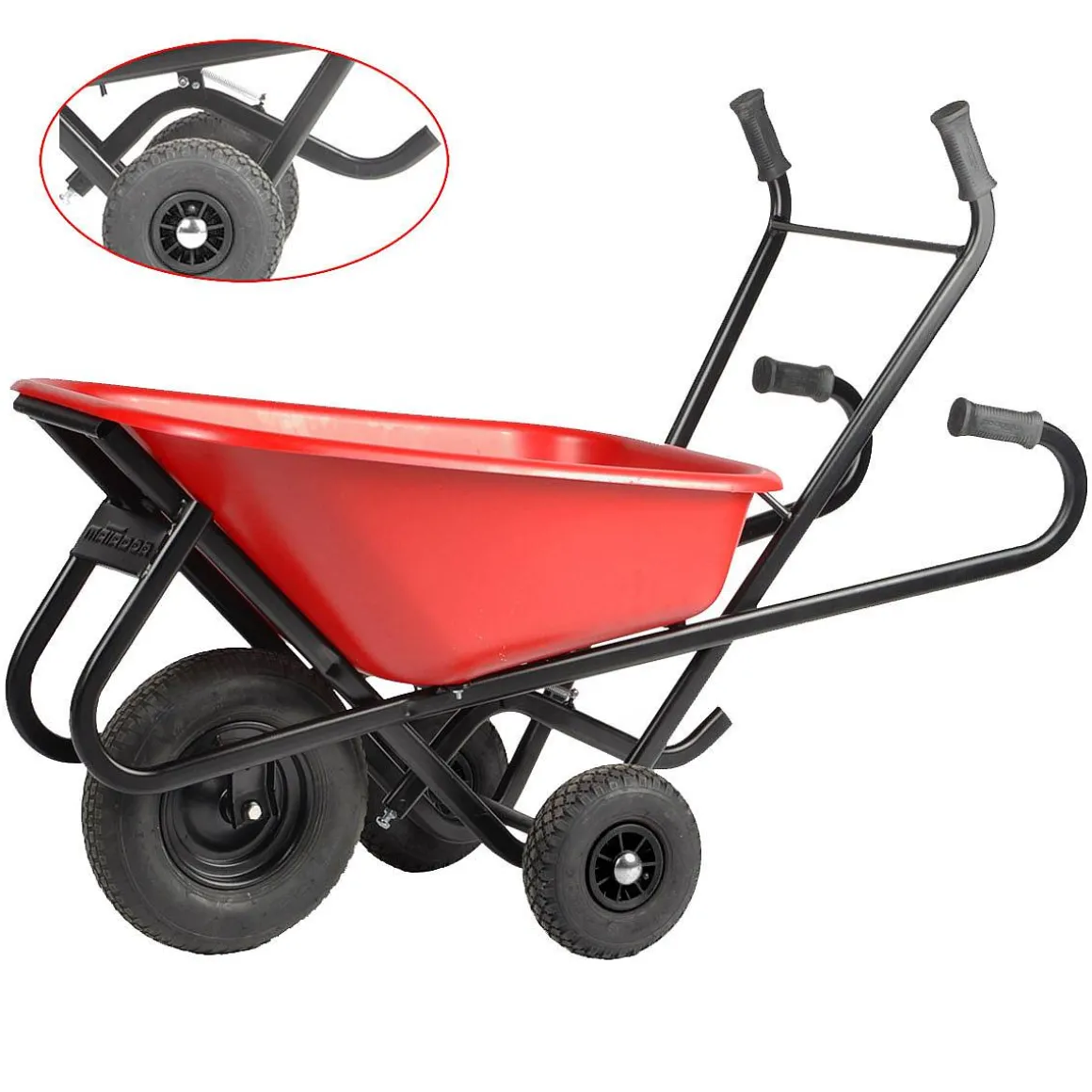 Matador Kruiwagen 90Ltr Ergo Toro® Ct Rode Bak Met Luchtbanden