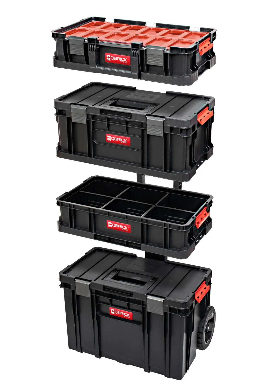 Modulaire Set Voor Het Opbergen En Vervoeren Van Gereedschap. Grote Capaciteit, Maximale Belasting 35 Kg.