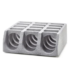 Mottez 3 Flessenrek Grijs