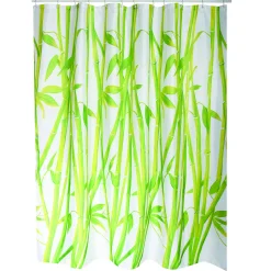 Msv Douchegordijn Bamboo Groen 180Cm