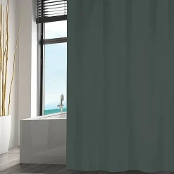 Msv Douchegordijn Polyester 180X200Cm Donkergroen
