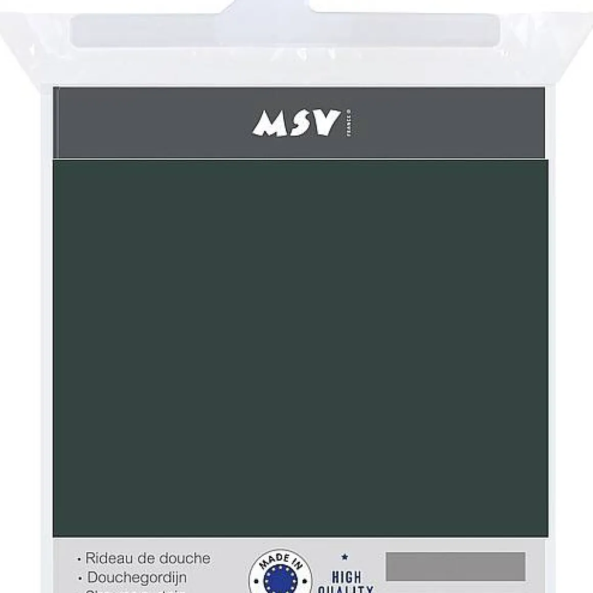 Msv Douchegordijn Polyester 180X200Cm Donkergroen