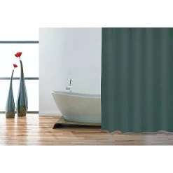Msv Douchegordijn Polyester 180X200Cm Donkergroen
