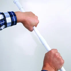 Msv Douchestang 110-200Cm Uitschuifbaar Wit