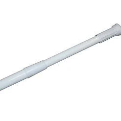 Msv Douchestang 110-200Cm Uitschuifbaar Wit