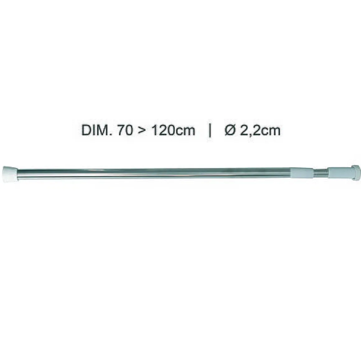 Msv Douchestang 70-120Cm Uitschuifbaar